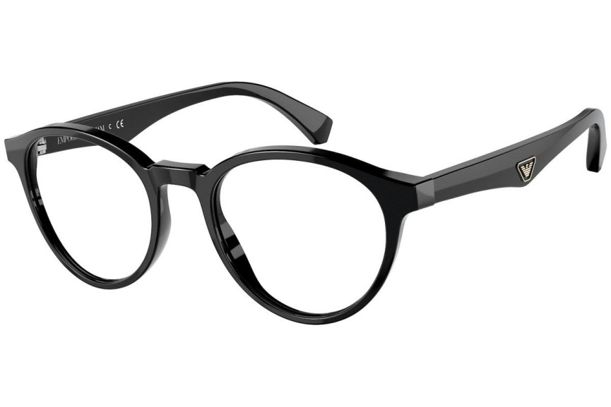 Okulary korekcyjne Emporio Armani EA3176 5017 Okrągłe Czarne