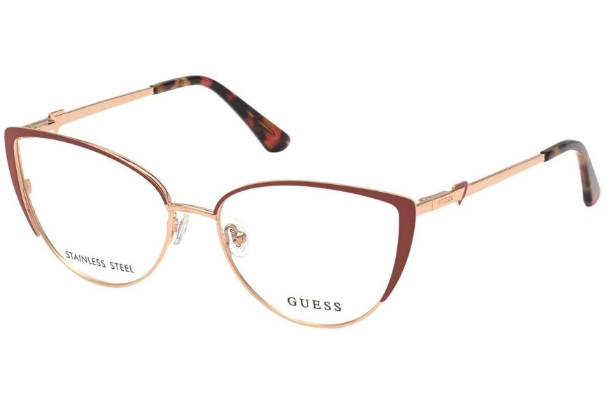 Okulary korekcyjne Guess GU2813 070 Kocie oczy Czerwone