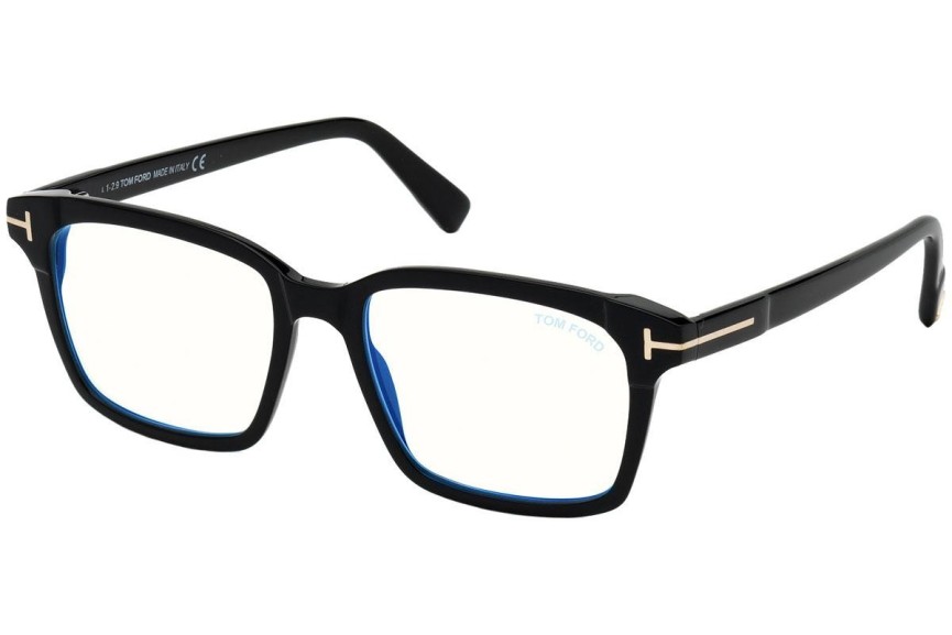 Okulary korekcyjne Tom Ford FT5661-B 001 Kwadratowe Czarne