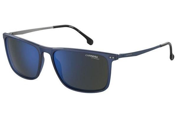 Okulary przeciwsłoneczne Carrera CARRERA8049/S PJP/XT Prostokątne Niebieskie