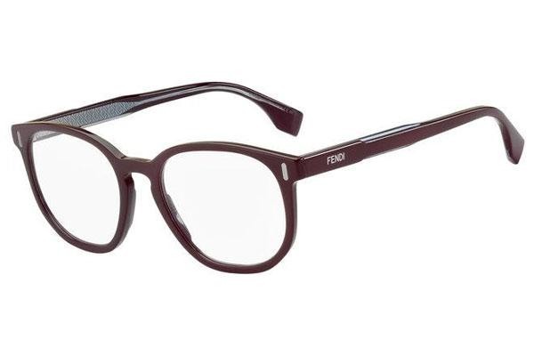 Okulary korekcyjne Fendi FFM0103 XAE Okrągłe Czerwone