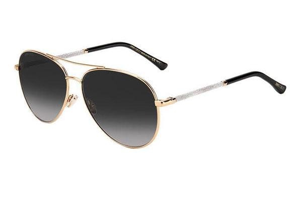 Okulary przeciwsłoneczne Jimmy Choo DEVAN/S RHL/9O Pilotki (Aviator) Złote