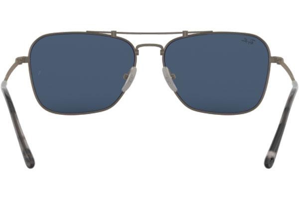 Okulary przeciwsłoneczne Ray-Ban Titanium Titanium Collection RB8136 9138T0 Kwadratowe Brązowe