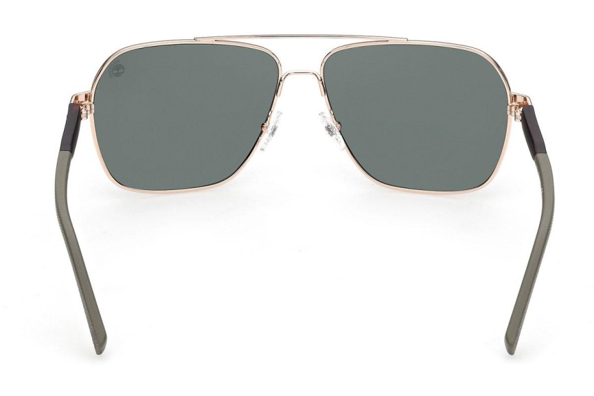 Okulary przeciwsłoneczne Timberland TB9257 32R Polarized Pilotki (Aviator) Złote