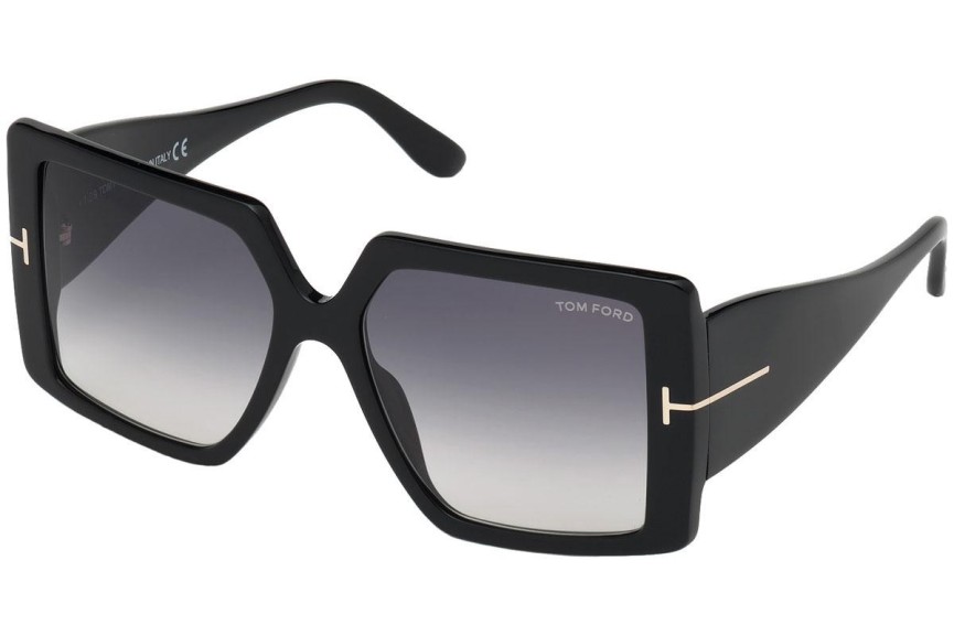 Okulary przeciwsłoneczne Tom Ford FT0790 01B Oversize Czarne