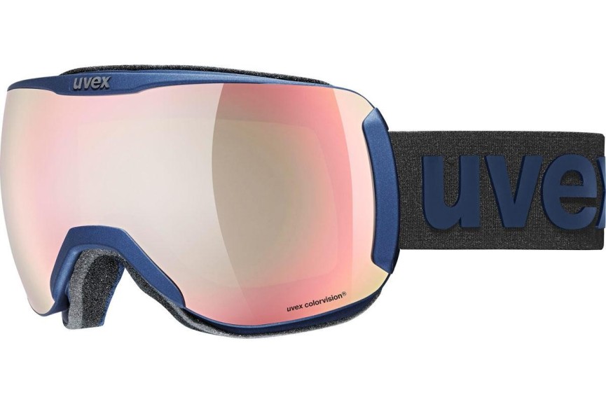 Gogle narciarskie uvex downhill 2100 WE Navy Mat Pojedyncze | Shield Niebieskie