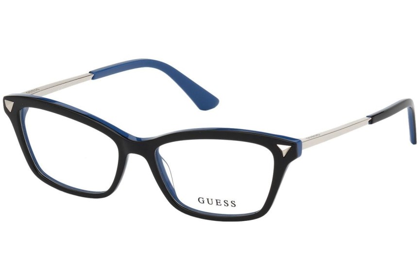 Okulary korekcyjne Guess GU2797 005 Prostokątne Czarne