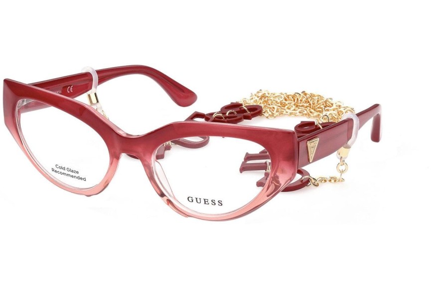 Okulary korekcyjne Guess GU2853 074 Kocie oczy Różowe