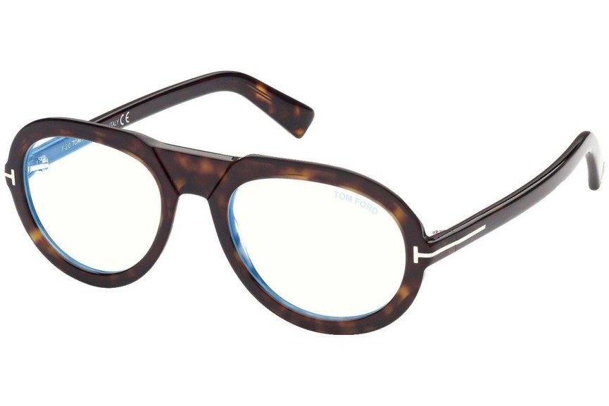 Okulary korekcyjne Tom Ford FT5756-B 052 Pilotki (Aviator) Havana