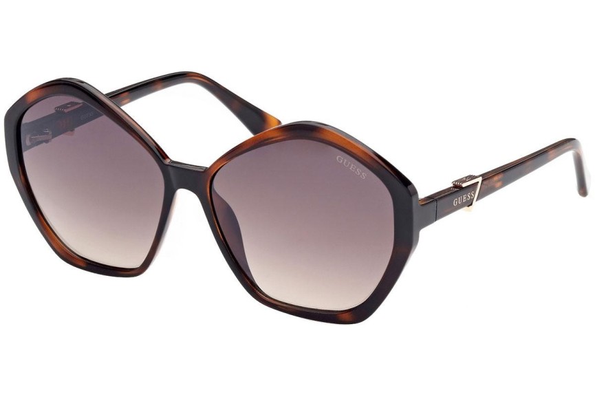 Okulary przeciwsłoneczne Guess GU7813 52F Oversize Havana