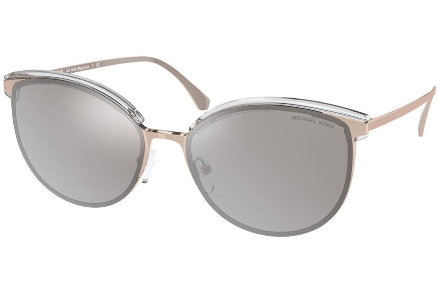 Okulary przeciwsłoneczne Michael Kors Magnolia MK1088 11086G Kocie oczy Złote