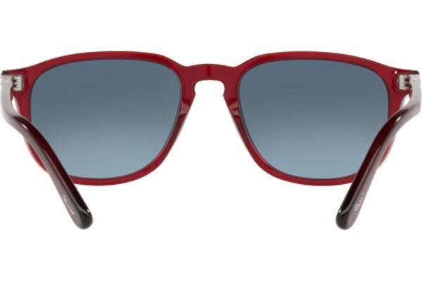 Okulary przeciwsłoneczne Persol PO3019S 126/Q8 Kwadratowe Czerwone