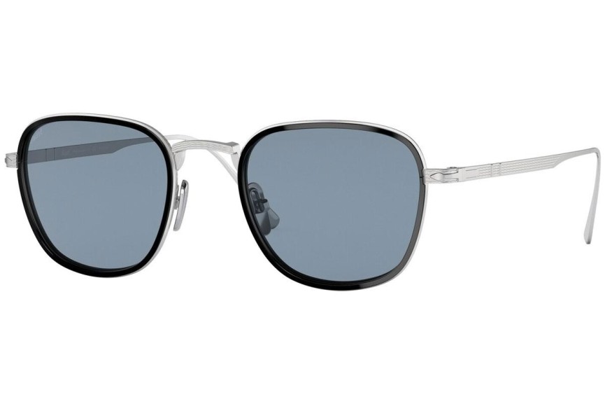 Okulary przeciwsłoneczne Persol PO5007ST 800656 Kwadratowe Srebrne