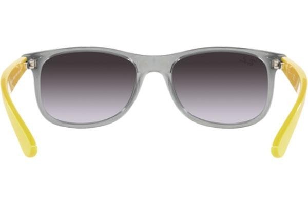 Okulary przeciwsłoneczne Ray-Ban Junior RJ9062S 70788G Kwadratowe Szare