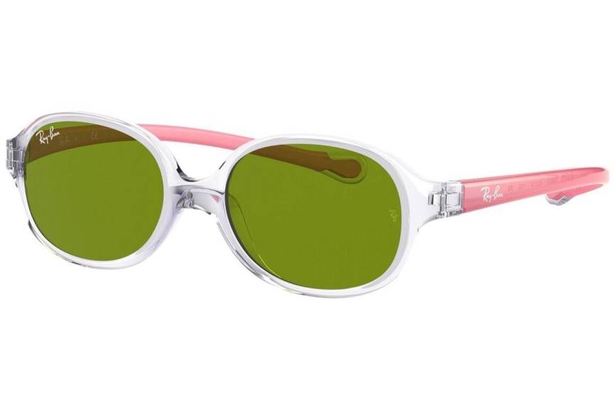 Okulary przeciwsłoneczne Ray-Ban Junior RJ9187S 7082/2 Owalne Przezroczyste