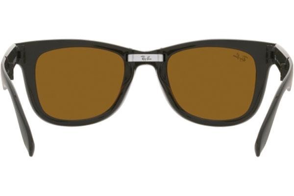 Okulary przeciwsłoneczne Ray-Ban Folding Wayfarer RB4105 657533 Kwadratowe Zielone