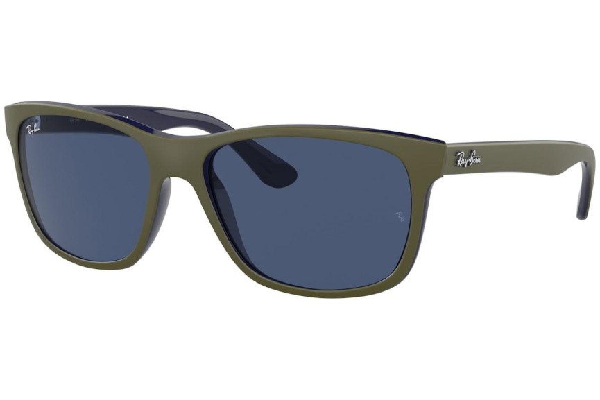 Okulary przeciwsłoneczne Ray-Ban RB4181 657080 Kwadratowe Zielone