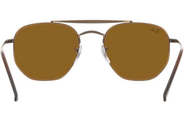 Okulary przeciwsłoneczne Ray-Ban Marshal RB3648 922833 Kwadratowe Złote