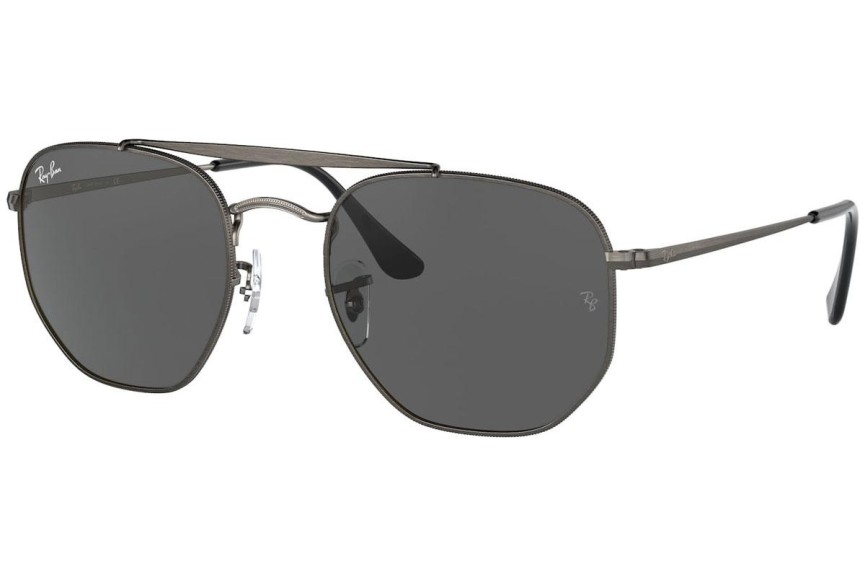 Okulary przeciwsłoneczne Ray-Ban Marshal RB3648 9229B1 Kwadratowe Srebrne