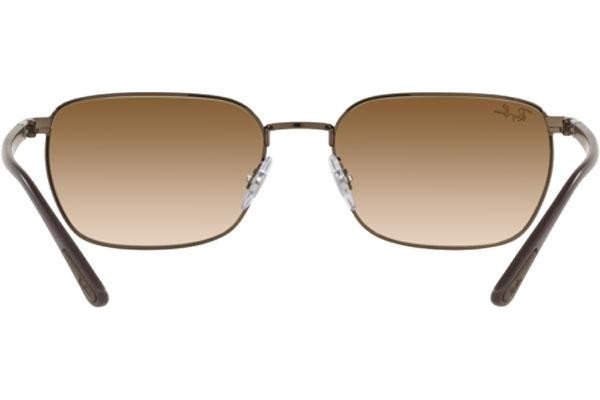 Okulary przeciwsłoneczne Ray-Ban RB3684 014/51 Prostokątne Brązowe