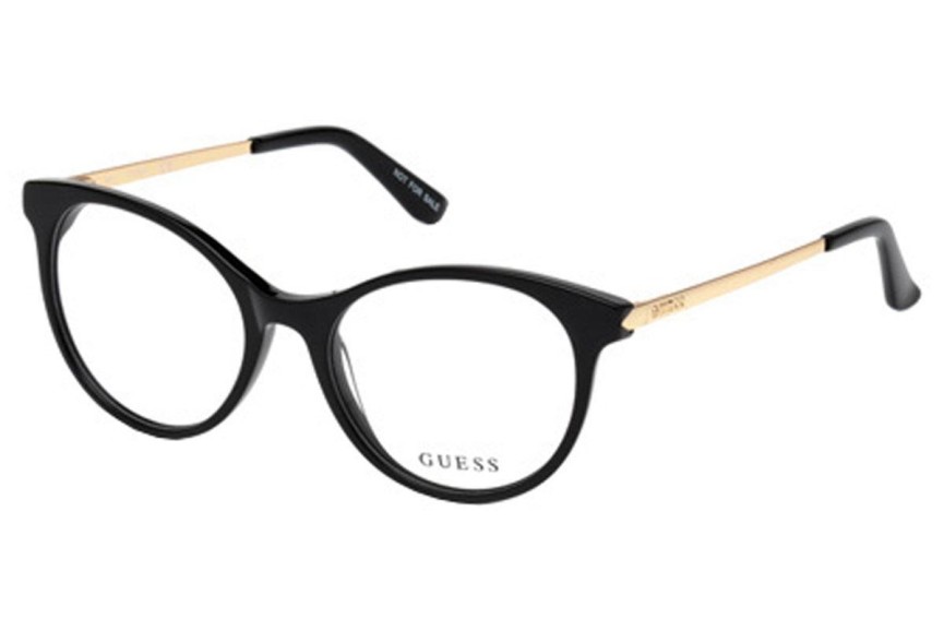 Okulary korekcyjne Guess GU2680 001 Okrągłe Czarne