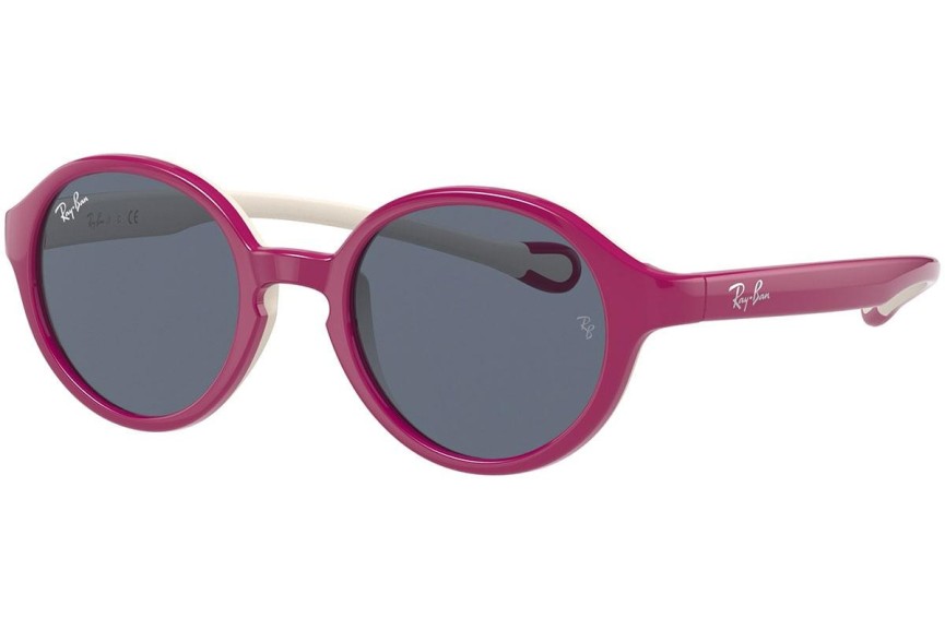 Okulary przeciwsłoneczne Ray-Ban Junior RJ9075S 710187 Okrągłe Fioletowe