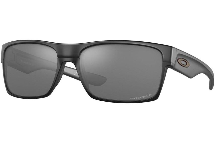 Okulary przeciwsłoneczne Oakley Twoface OO9189-45 Polarized Kwadratowe Czarne