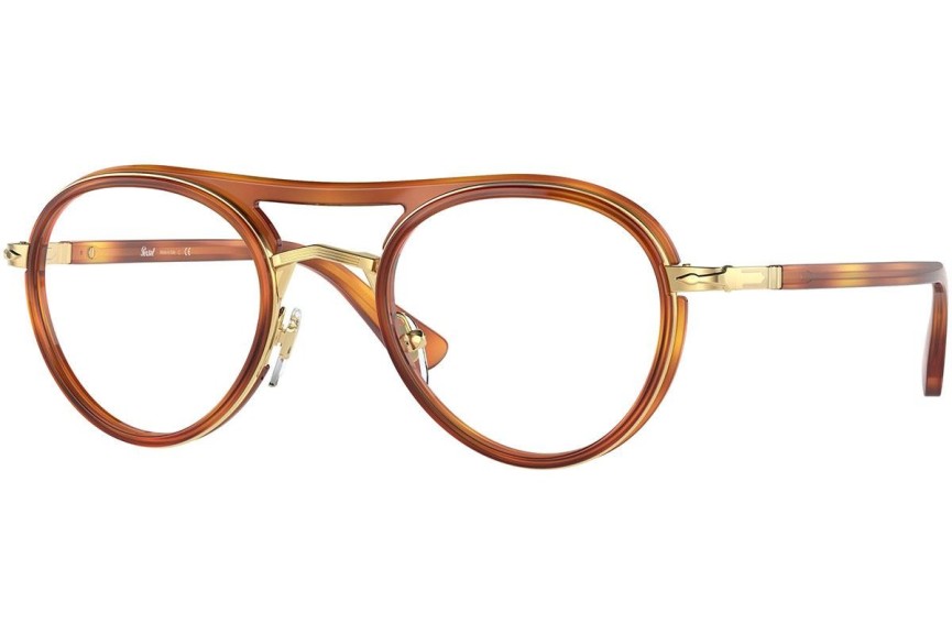 Okulary korekcyjne Persol PO2485V 1145 Okrągłe Havana