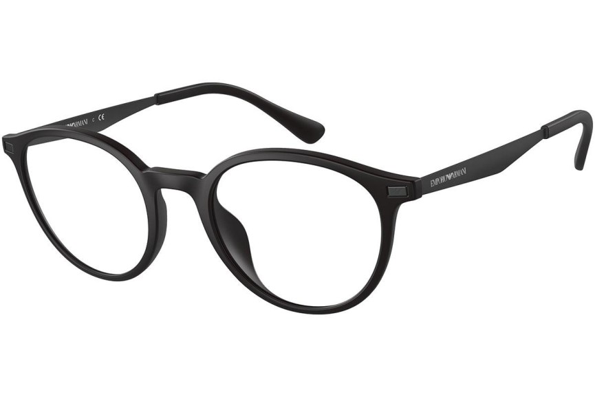 Okulary korekcyjne Emporio Armani EA3188U 5001 Okrągłe Czarne