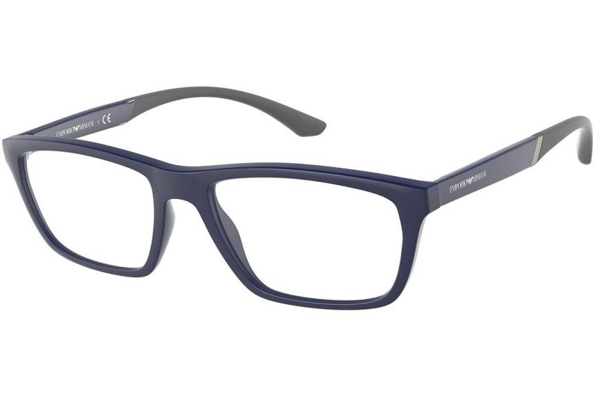 Okulary korekcyjne Emporio Armani EA3187 5088 Prostokątne Niebieskie