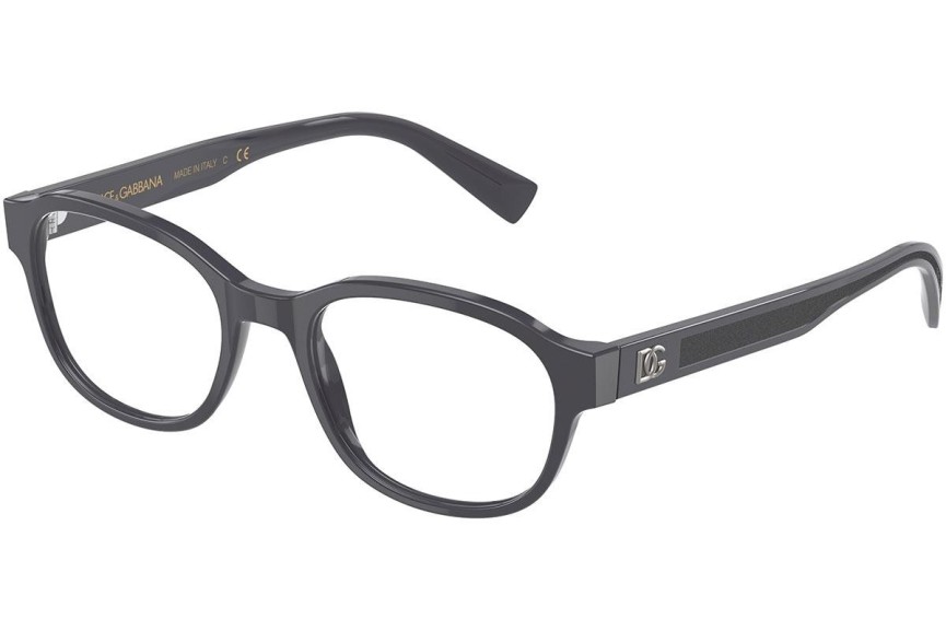 Okulary korekcyjne Dolce & Gabbana DG3339 3090 Okrągłe Szare