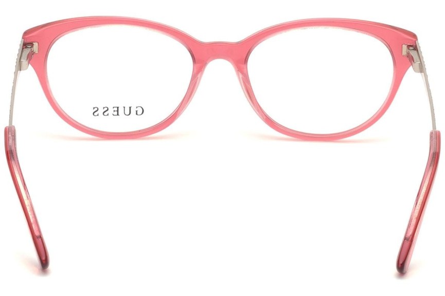 Okulary korekcyjne Guess GU9185 072 Kocie oczy Różowe