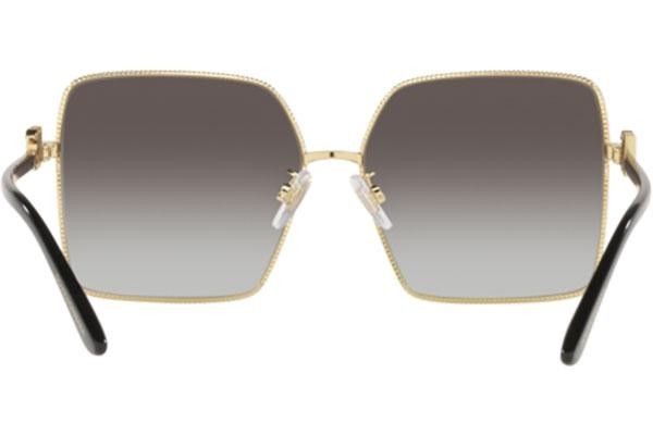 Okulary przeciwsłoneczne Dolce & Gabbana Timeless Collection DG2279 02/8G Kwadratowe Złote