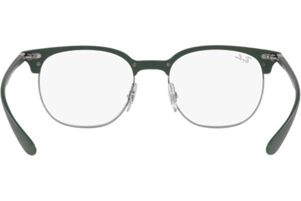 Okulary korekcyjne Ray-Ban RX7186 8062 Browline Zielone