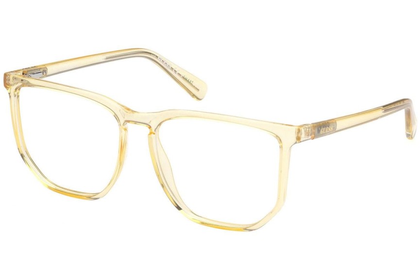 Okulary korekcyjne Guess GU8237 041 Kwadratowe Żółte