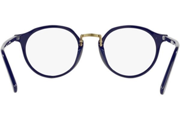 Okulary korekcyjne Persol PO3185V 1144 Okrągłe Niebieskie