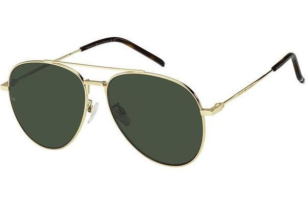 Okulary przeciwsłoneczne Tommy Hilfiger TH1896/F/S J5G/QT Pilotki (Aviator) Złote