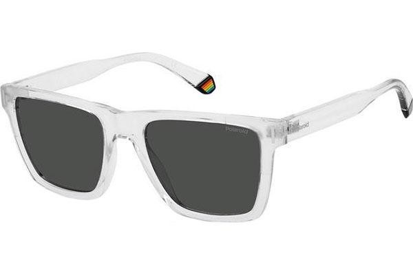 Okulary przeciwsłoneczne Polaroid PLD6176/S 900/M9 Polarized Kwadratowe Przezroczyste