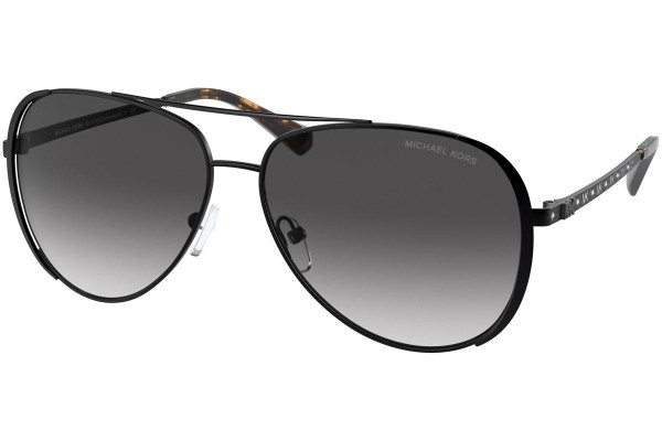 Okulary przeciwsłoneczne Michael Kors Chelsea Bright MK1101B 10898G Pilotki (Aviator) Czarne