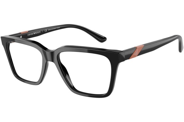 Okulary korekcyjne Emporio Armani EA3194 5875 Prostokątne Czarne