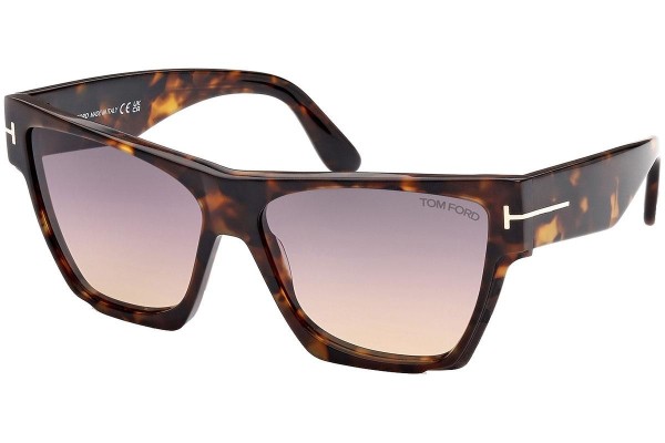 Okulary przeciwsłoneczne Tom Ford FT0942 55B Kwadratowe Havana