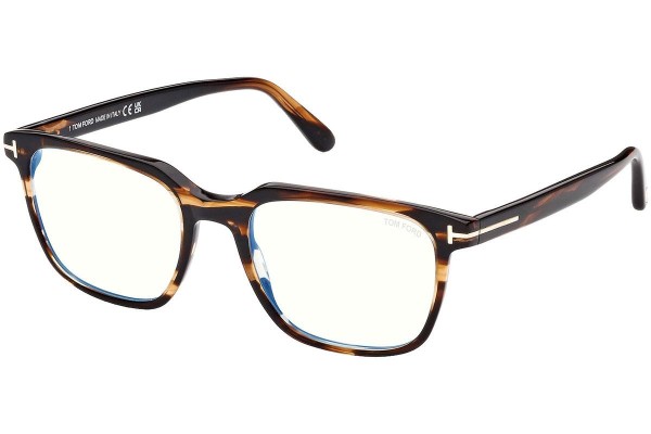 Okulary korekcyjne Tom Ford FT5818-B 050 Kwadratowe Havana