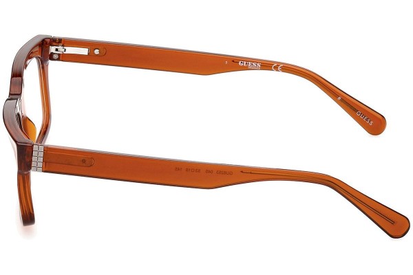 Okulary korekcyjne Guess GU8253 045 Prostokątne Brązowe