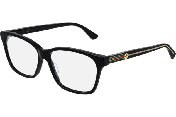 Okulary korekcyjne Gucci GG0532ON 001 Kwadratowe Czarne