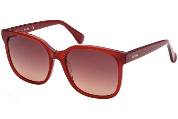 Okulary przeciwsłoneczne Max Mara MM0025 66F Kwadratowe Czerwone