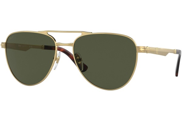 Okulary przeciwsłoneczne Persol PO1003S 515/31 Pilotki (Aviator) Złote