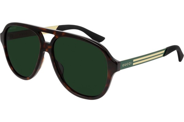 Okulary przeciwsłoneczne Gucci GG0688S 003 Pilotki (Aviator) Havana