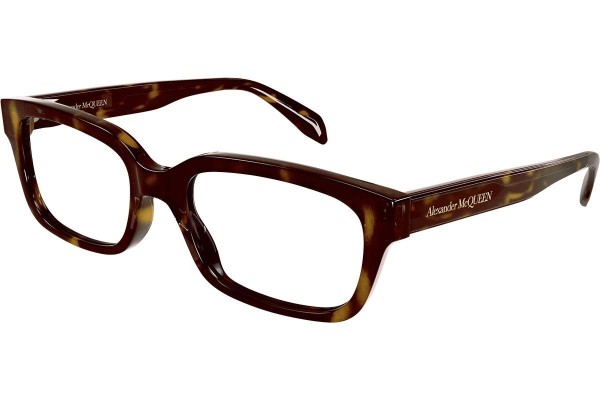 Okulary korekcyjne Alexander McQueen AM0345O 002 Prostokątne Havana