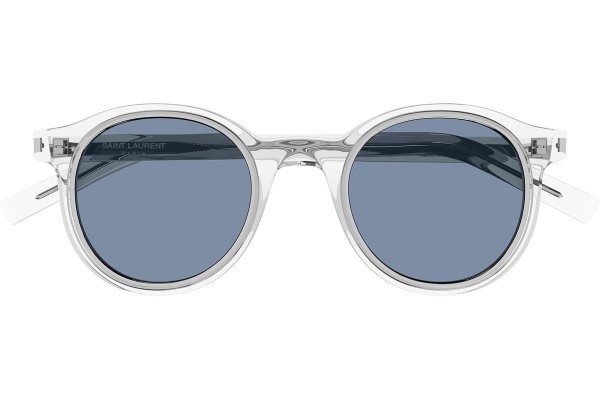 Okulary przeciwsłoneczne Saint Laurent SL521RIM 004 Okrągłe Przezroczyste