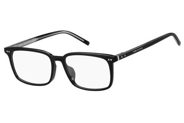 Okulary korekcyjne Tommy Hilfiger TH1852/F 807 Prostokątne Czarne